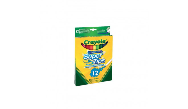 CRAYOLA Bright supertips markers, 12 pcs