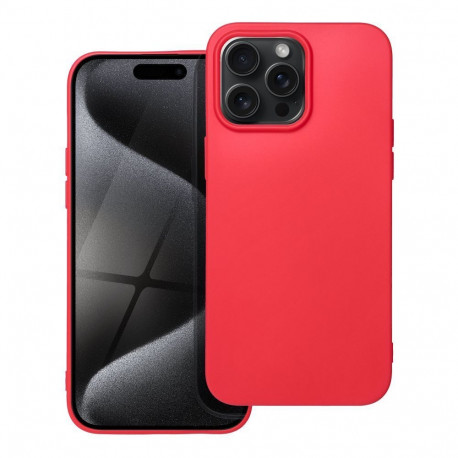 Case for iPhone 15 PRO MAX Soft red