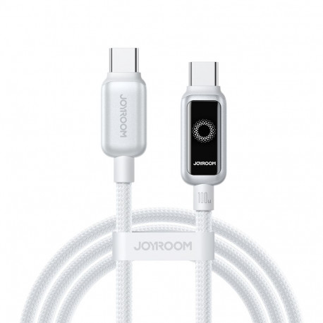 Joyroom S-A55 StarFlight 100W USB-C - USB-C Cable 1.2m - White