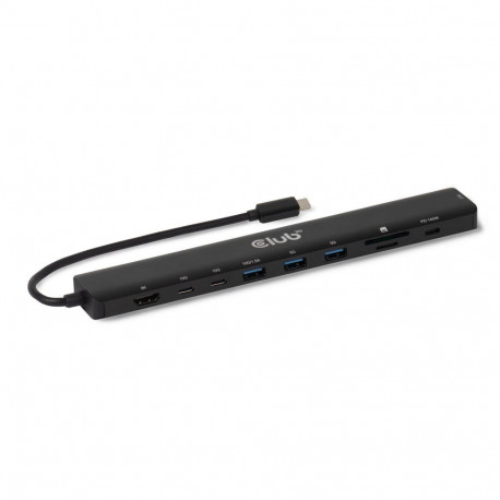 CLUB3D dokijaam 10-1 USB Type-C® 10Gbps to HDMI™ 8K30Hz PD3.1 Max.140Watt