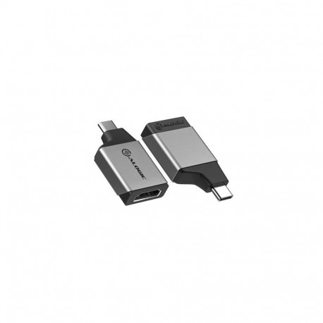 ALOGIC ULCHDMN-SGR USB graphics adapter 3840 x 2160 pixels Black, Grey