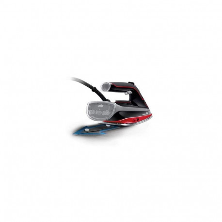 Braun TexStyle 5 SI 5057 RD Steam iron Ceramic soleplate 2700 W Black, Red