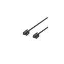 Deltaco UUTP-2027 networking cable Black 1 m Cat6a U/UTP (UTP)