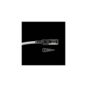 Lindy 1.5m Cat.6A S/FTP Locking Network Cable, Grey