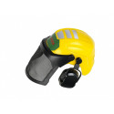 Lumberjack helmet with visor