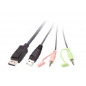 2-Port USB DP Cable KVM Switch CS22DP