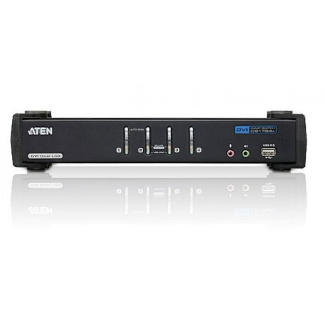 ATEN CS1784A 4-Port USB DVI Dual Link KVMP Switch with Audio