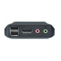 2-Port USB DP Cable KVM Switch CS22DP