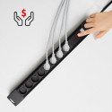 Power strip 8 sockets 1,5m MCE11 wall mount