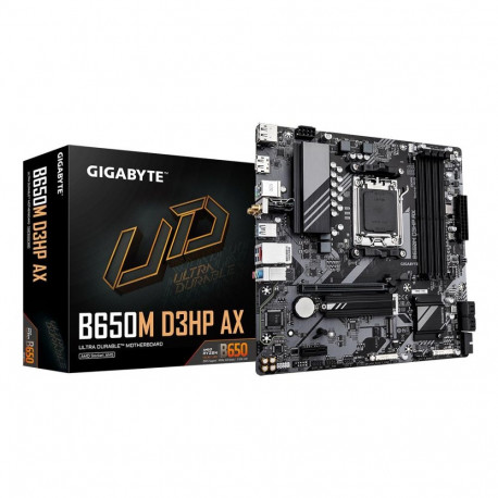 Mainboard|GIGABYTE|AMD B650|Socket AM5|micro ATX|RAM DDR5-SDRAM|4xSlots|Wi-Fi Yes|Bluetooth Yes|2xNu