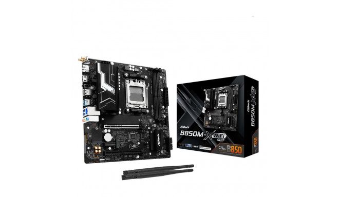 Mainboard|ASROCK|AMD B850|SAM5|Micro-ATX|Memory DDR5|Memory slots 2|B850M-XWIFIR2.0