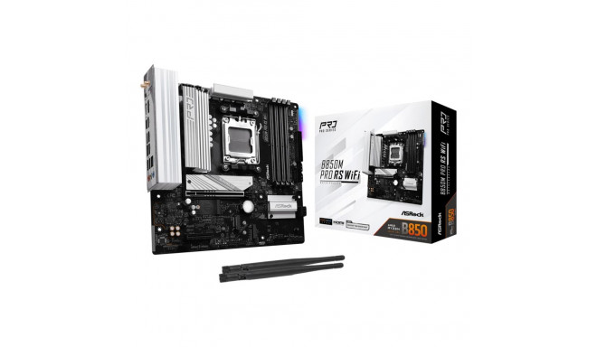 Mainboard|ASROCK|AMD B850|SAM5|Micro-ATX|Memory DDR5|Memory slots 4|1xPCI-Express 4.0 4x	|1xPCI-Expr
