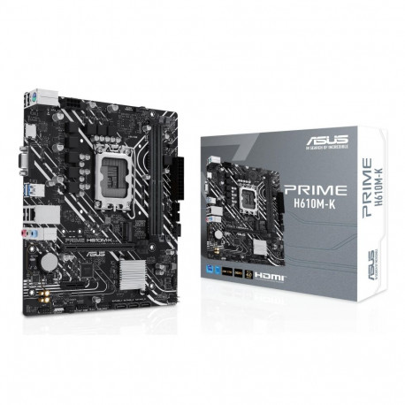 Mainboard|ASUS|Intel H610|LGA1700|Micro-ATX|Memory DDR5|Memory slots 2|1xPCI-Express 3.0 1x|1xPCI-Ex