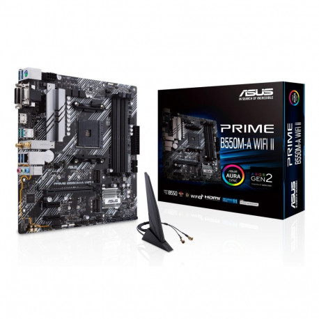 Asus emaplaat AMD B550 SAM4 MicroATX DDR4x4