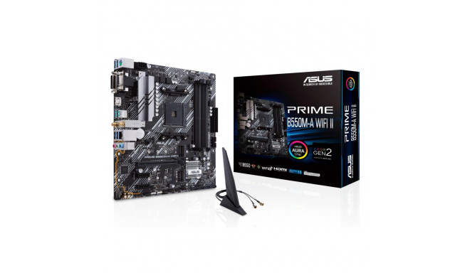 Mainboard|ASUS|AMD B550|SAM4|MicroATX|Memory DDR4|Memory slots 4|2xPCI-Express 3.0 1x|1xPCI-Express 