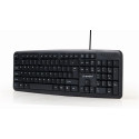 KEYBOARD STANDART USB ENG/BLACK KB-U-103 GEMBIRD