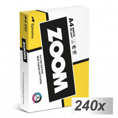120.000 Blatt ZOOM Kopierpapier A 4, 80 g, weiß (Palette)