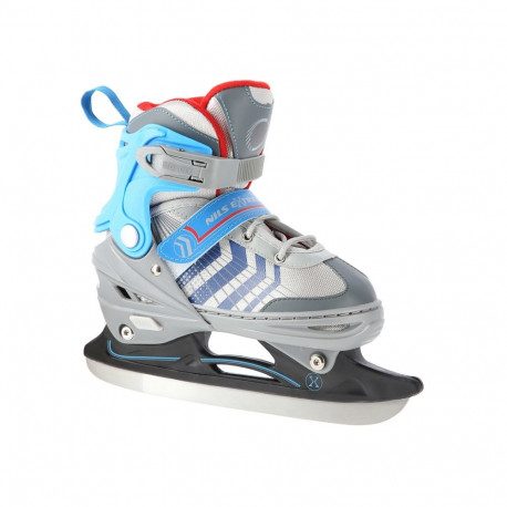 4in1 (rull)uisud NILS EXTREME NH18192 In-line Skates/Hockey Ice Skates, L (39-43), Grey/Blue