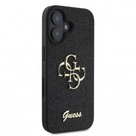 Guess GUESS case for IPHONE 16 GUHCP16SHG4SGK (Fixed Glitter Big 4G) black