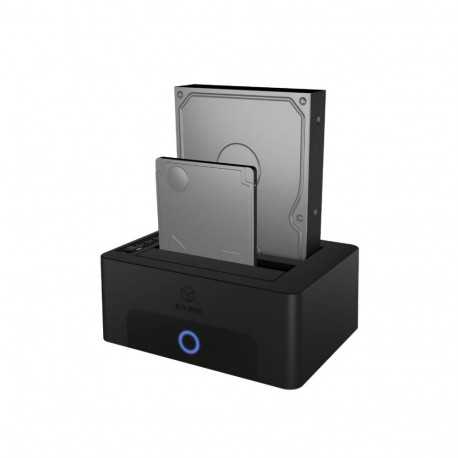 Raidsonic Icy Box IB-1232CL-U3 Dockingstation, 2x SATA 2,5" and/or 3,5" to 1x USB 3.2 Gen 1 Host + U