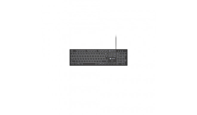 KEYBOARD NATEC HERRING GLOW US SLIM BACKLIGHT