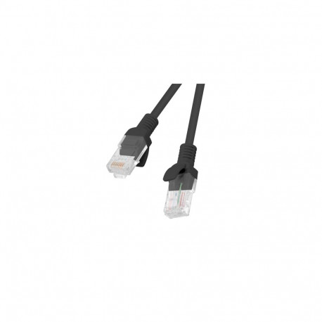 PATCHCORD CAT.5E UTP 10M BLACK FLUKE PASSED LANBERG
