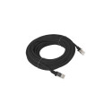 PATCHCORD CAT.5E UTP 10M BLACK FLUKE PASSED LANBERG