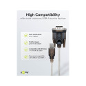 Goobay USB-to-Serial adapter läbipaistev 1.5 m