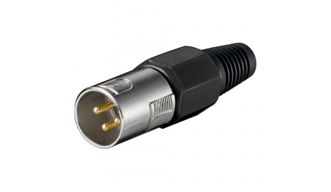 Goobay Microphone Plug, 3 Pin 3 Pin