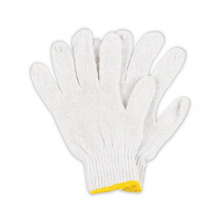 kootud kindad GB54 valge suurus L