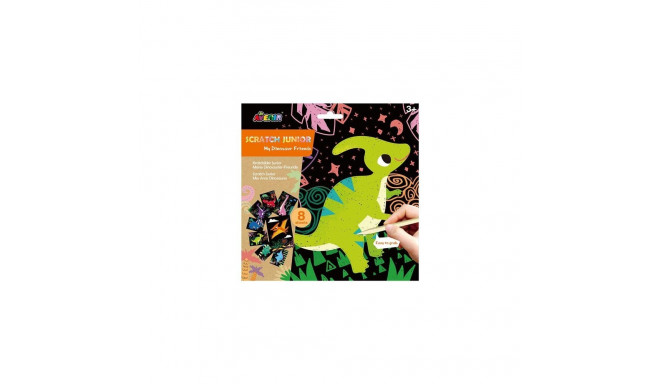 TOY AVENIR SCRATCH JUNIOR SET DINOSAUR