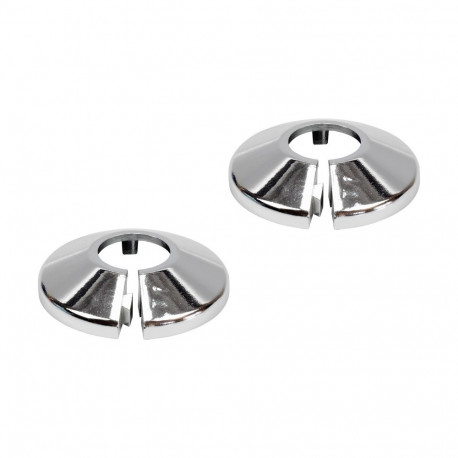 rõngad torudele 18mm kroom 2 tk