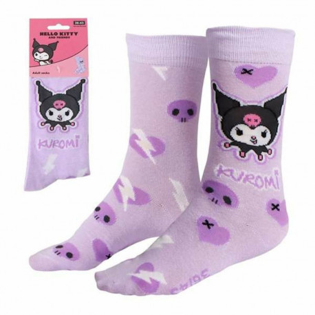 Socks Kuromi Purple