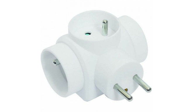 Schuko 3 Way Multi-socket Adapter GAO