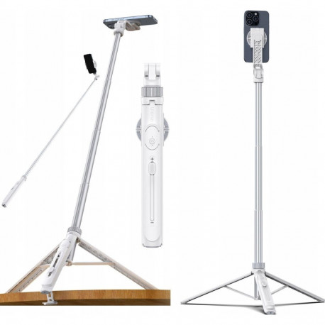 SELFIE Stick Tripod 1.44m Magnetic MagSafe Phone Smartphone + REMOTE CONTROL / TT88