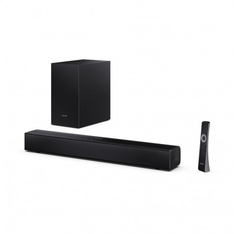 Sharp kompaktne 2.1 soundbar juhtmevaba subwooferiga HT-SBW121 240 W Bluetooth must juhtmevaba ühend