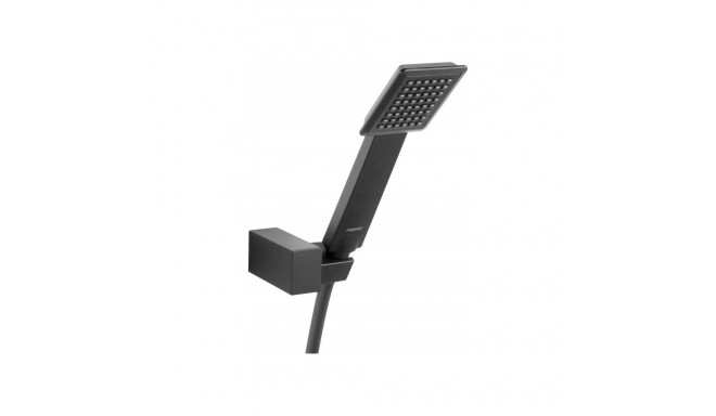 Ferro 1-function wall-mounted shower set SINUS black (U170BL-B)