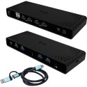 i-tec universaalne kahe 4K ekraaniga dokkimisjaam 2xDP 2xHDMI LAN audio toiteedastus 85W