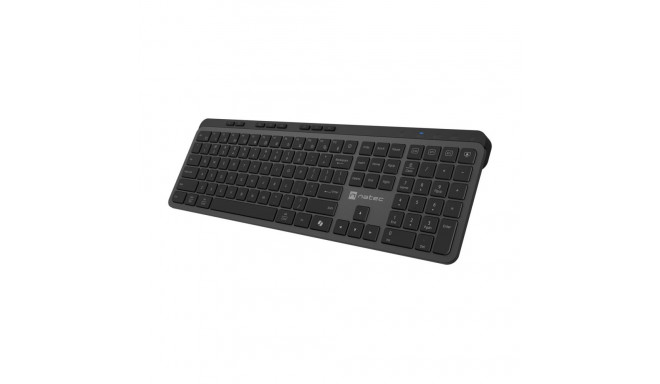 Natec Keyboard, Medusa, US Layout, X- Scissors Slim, Wireless, Black | Natec