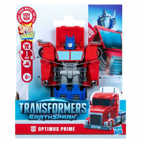 TRANSFORMERS Earthspark Figure 1 step Smash Optimus prime