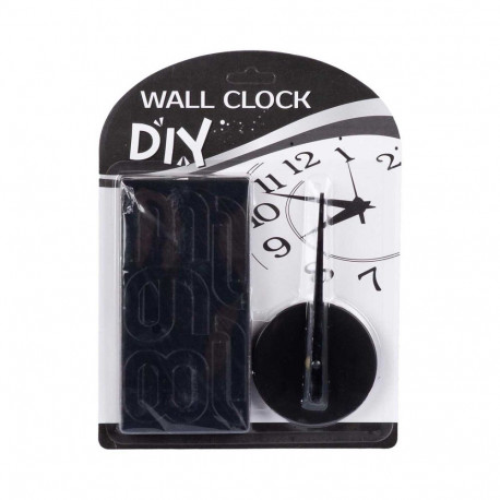 Wall clock DIY sticker, black