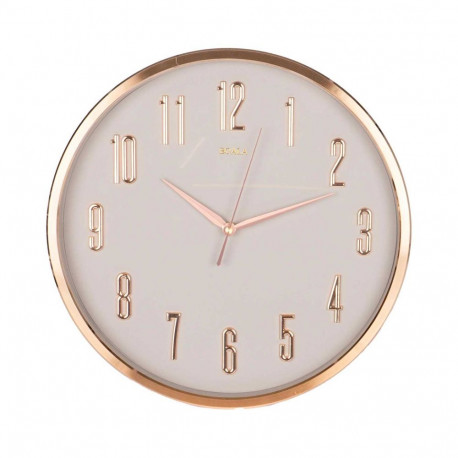 Wall clock HUGH D37cm, cream