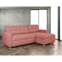 Corner sofa bed WAIOLA pink