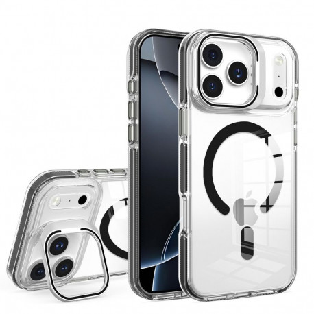 Case for iPhone 17 PRO Lens Mag Cover compatible with MagSafe black