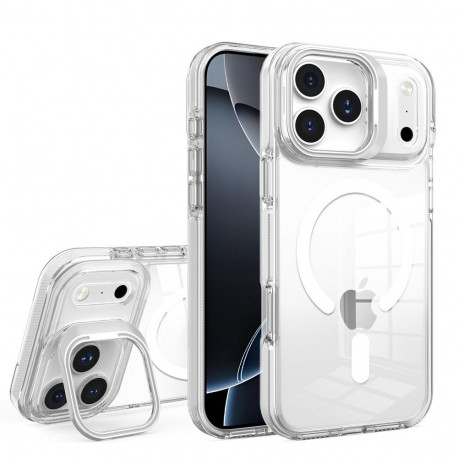 Case for iPhone 17 PRO Lens Mag Cover compatible with MagSafe white