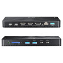 Unitek D1104A01 13in1 MST HDMI DP 8K PD 100W Docking Station