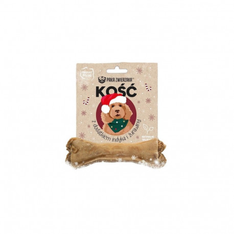 PAKA ZWIERZAKA Bone with turkey and cranberries 12cm - dog treat - 55g