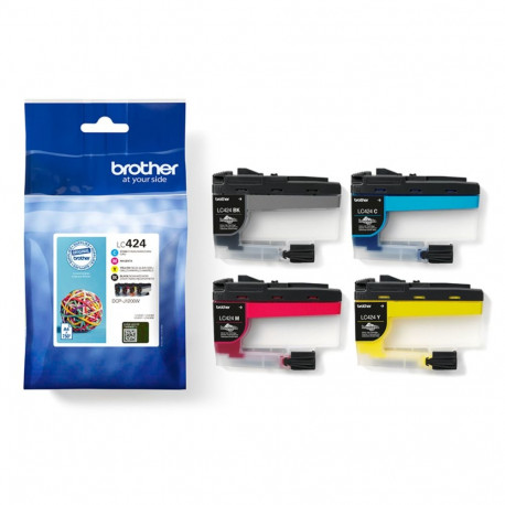 Brother LC-424VAL ink cartridge 4 pc(s) Original Black, Cyan, Magenta, Yellow