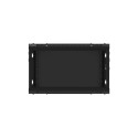 Lanberg WF01-6606-00B 6U seinapealne rack-kapp must