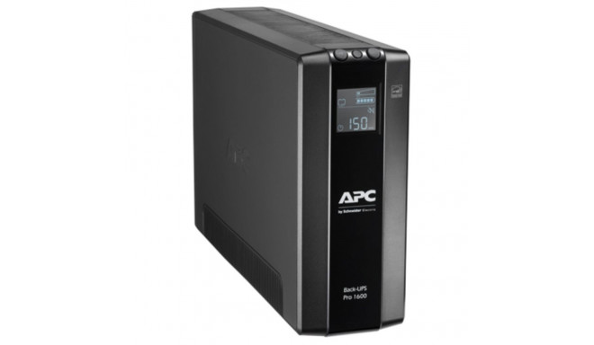 APC Back-UPS Pro, 1600VA/960W, torn, 230V, 8x IEC C13 pistikupesa, AVR, LCD, kasutaja vahetatav aku